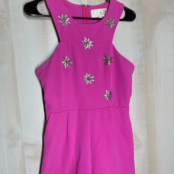 J.O.A. Pink shorts romper sleeveless, size small‎ - Picture 3 of 13